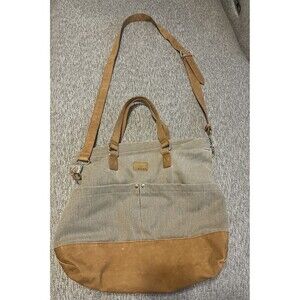 Roxy Party Waves Tote Bag Canvas Crossbody Shoulder Bag Boho Surfer Minimalist